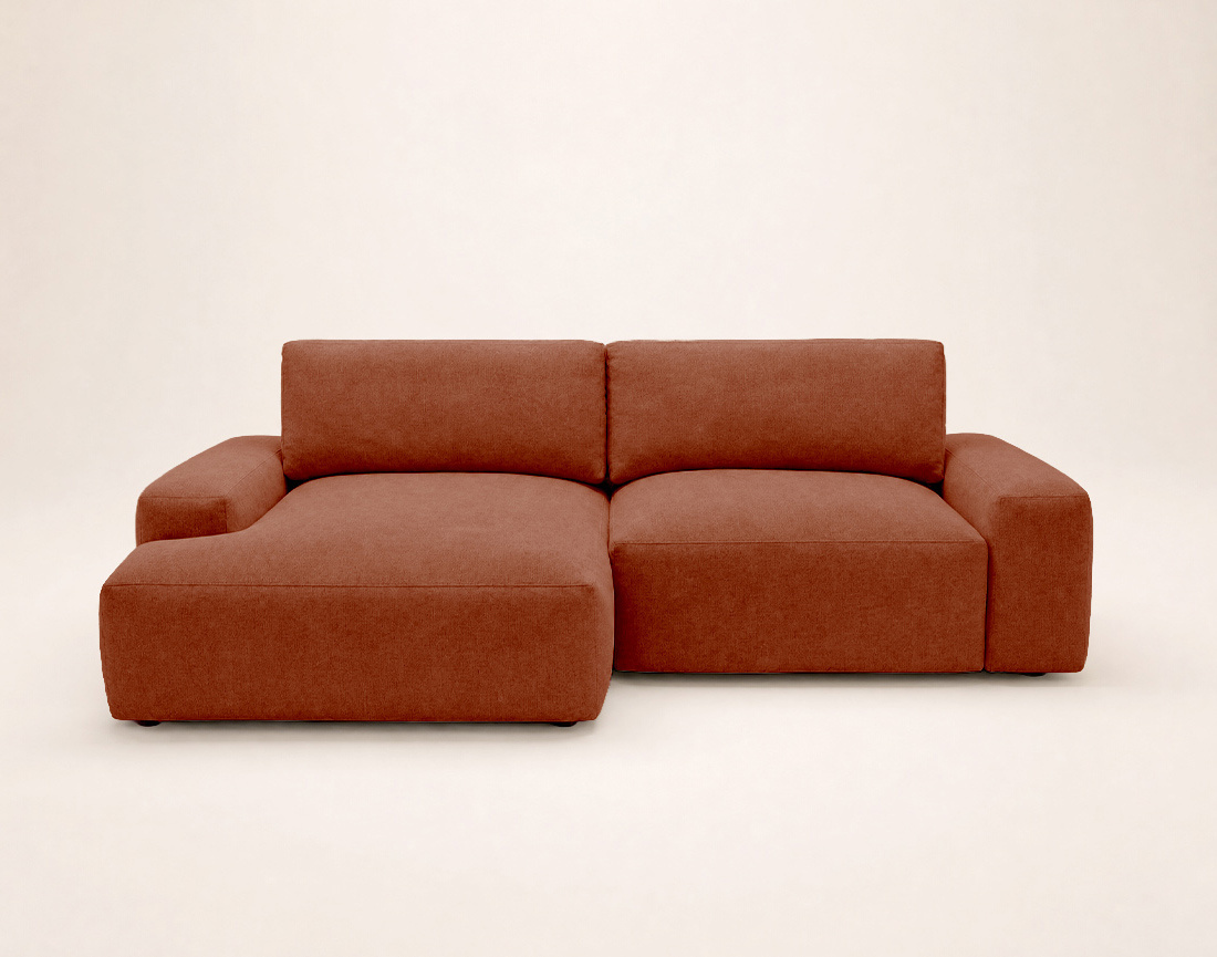 Canapé Tama d'angle gauche 4 places convertible coffre tissu | Best Mobilier