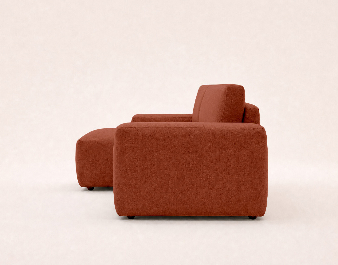 Canapé Tama d'angle gauche 4 places convertible coffre tissu | Best Mobilier
