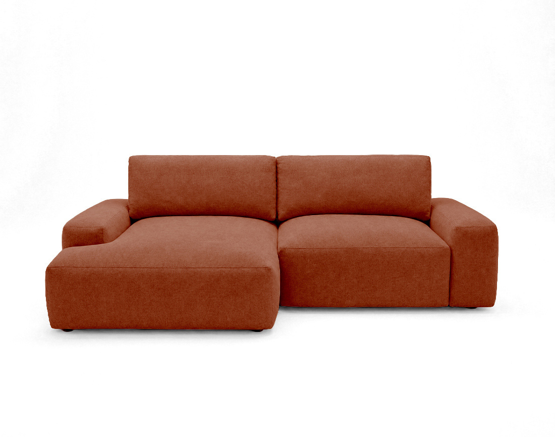 Canapé Tama d'angle gauche 4 places convertible coffre tissu | Best Mobilier