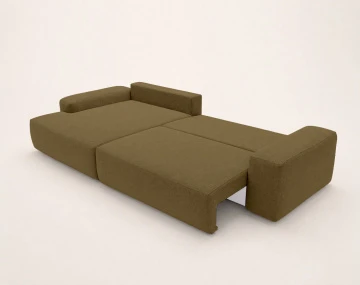 Canapé Tama d'angle gauche 4 places convertible coffre tissu | Best Mobilier