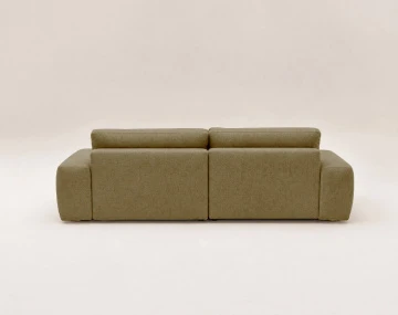 Canapé Tama d'angle gauche 4 places convertible coffre tissu | Best Mobilier