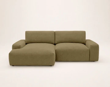 Canapé Tama d'angle gauche 4 places convertible coffre tissu | Best Mobilier