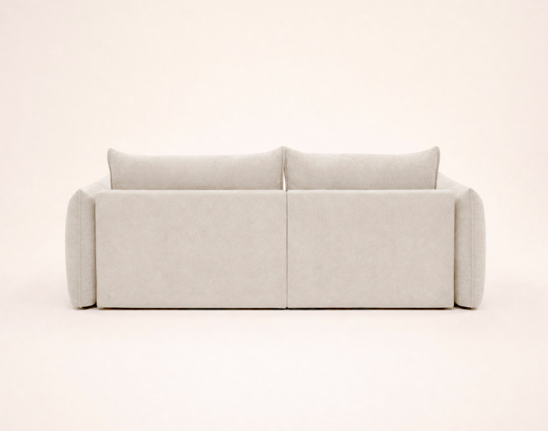 Canapé d'angle AMBROISE gauche 4 places convertible coffre velours texturé | Best Mobilier