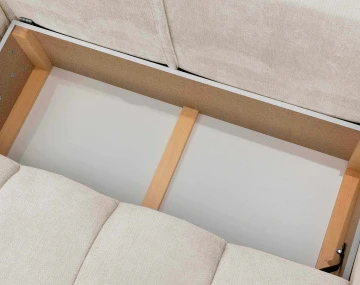 Canapé d'angle AMBROISE gauche 4 places convertible coffre velours texturé | Best Mobilier