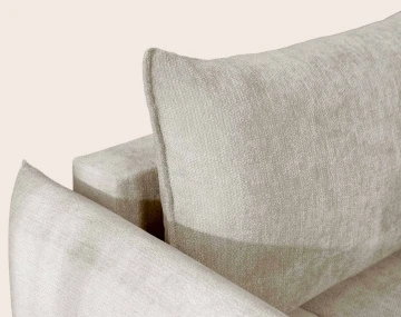 Canapé d'angle AMBROISE gauche 4 places convertible coffre velours texturé | Best Mobilier