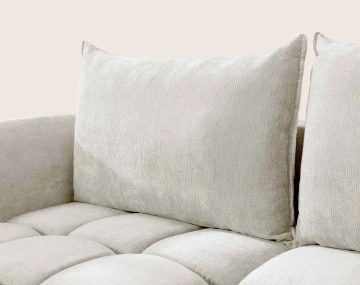 Canapé d'angle AMBROISE gauche 4 places convertible coffre velours texturé | Best Mobilier