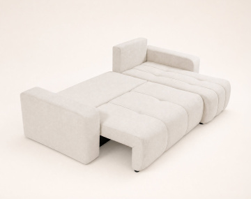 Canapé NICOLE angle réversible 4 places convertible coffre - Best Mobilier
