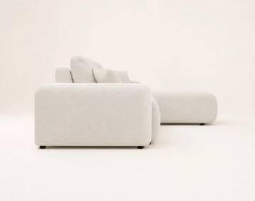 Canapé NICOLE angle réversible 4 places convertible coffre - Best Mobilier