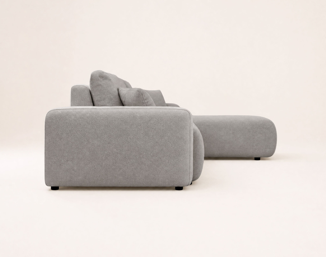 Canapé NICOLE angle réversible 4 places convertible coffre - Best Mobilier