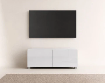 Meuble tv modulable 100 cm 2 portes Alix