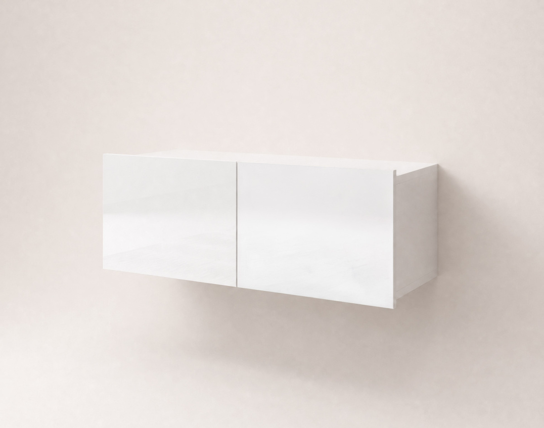 Meuble tv modulable 100 cm 2 portes Alix