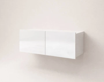 Meuble tv modulable 100 cm 2 portes Alix