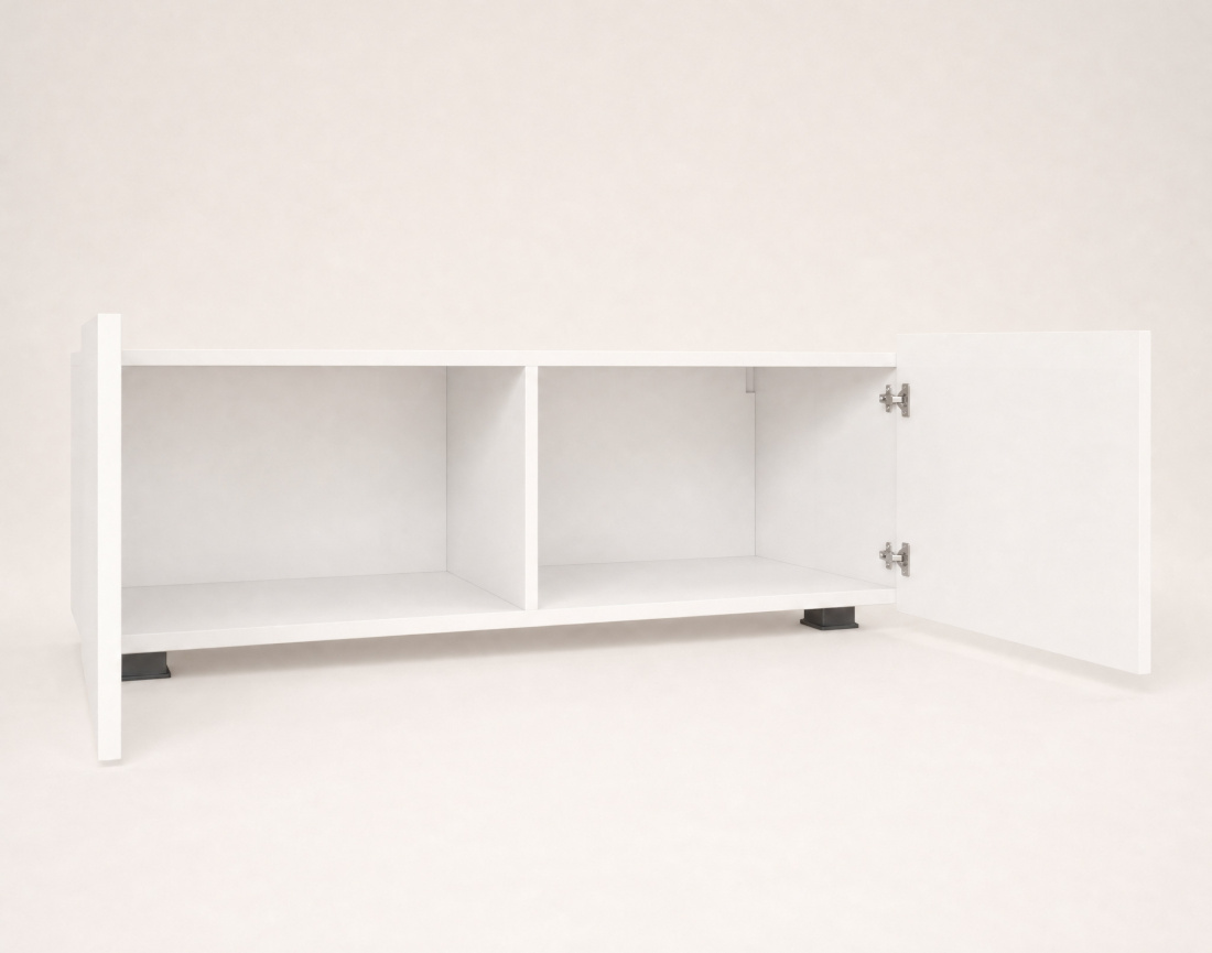 Meuble tv modulable 100 cm 2 portes Alix