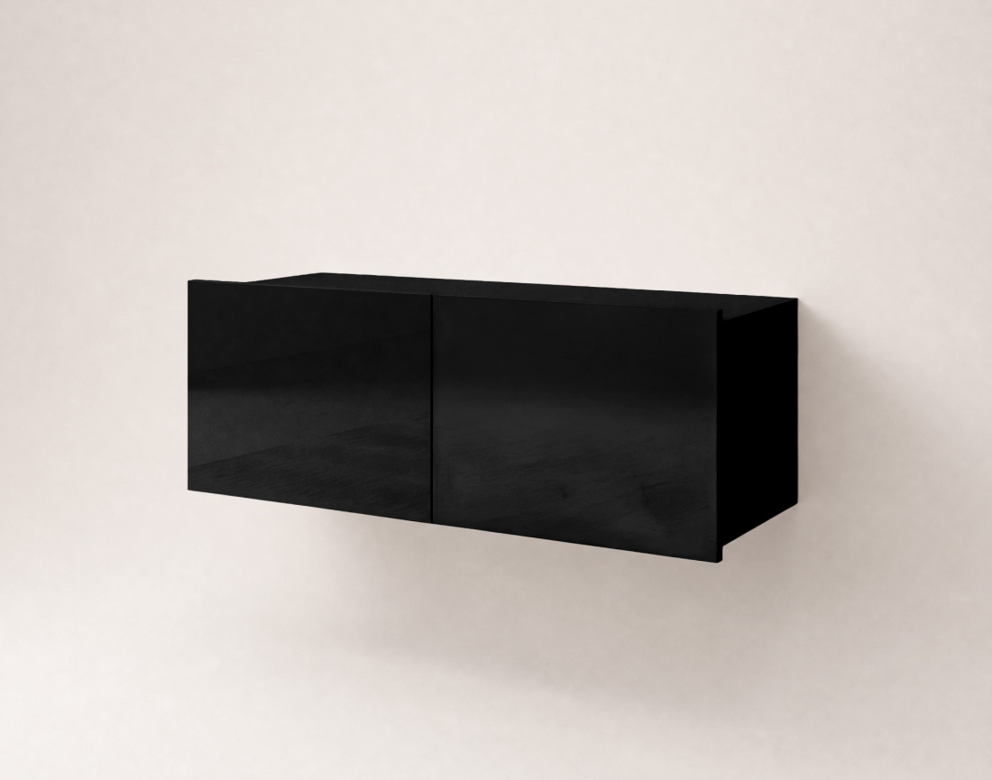 Meuble tv modulable 100 cm 2 portes Alix
