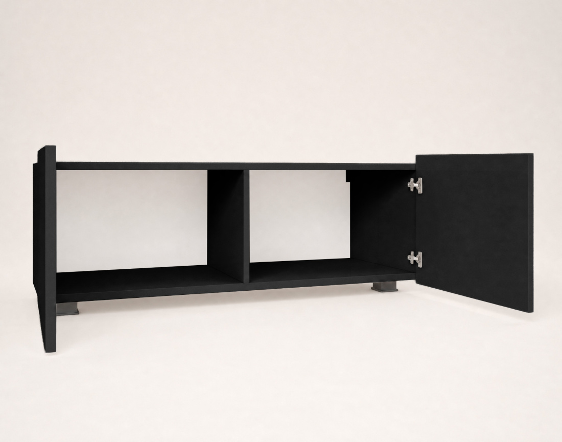 Meuble tv modulable 100 cm 2 portes Alix
