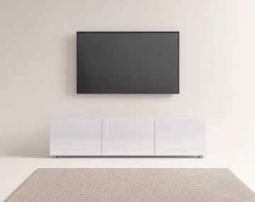 Meuble tv modulable 150 cm 3 portes Alix