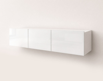 Meuble tv modulable 150 cm 3 portes Alix