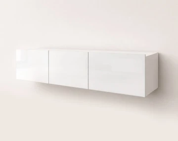 Meuble tv modulable 150 cm 3 portes Alix