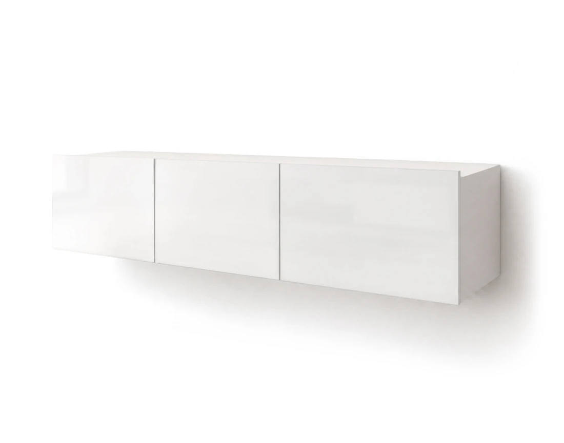 Meuble tv modulable 150 cm 3 portes Alix