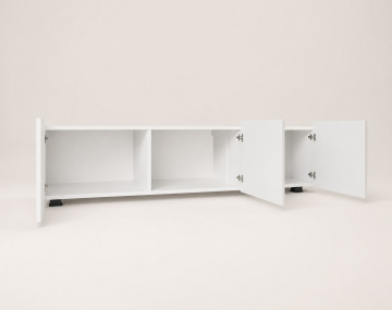 Meuble tv modulable 150 cm 3 portes Alix