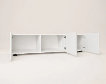 Meuble tv modulable 150 cm 3 portes Alix