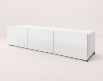 Meuble tv modulable 150 cm 3 portes Alix