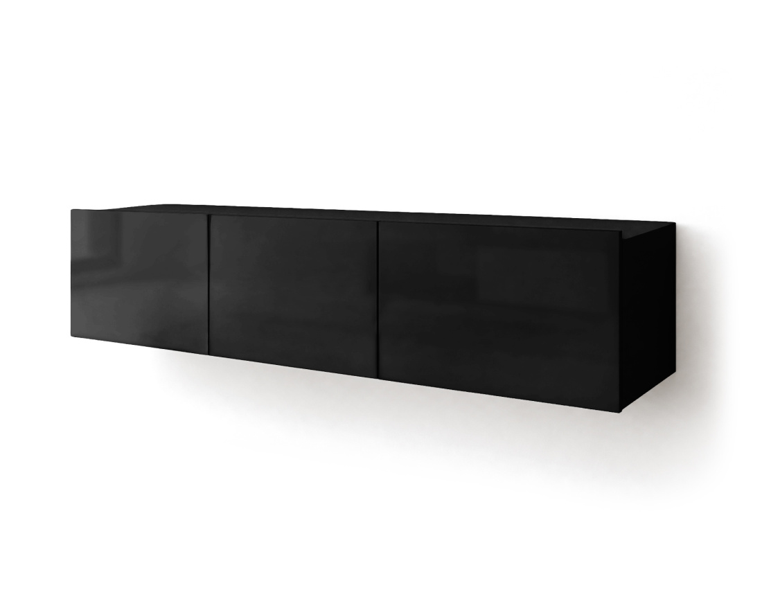 Meuble tv modulable 150 cm 3 portes Alix