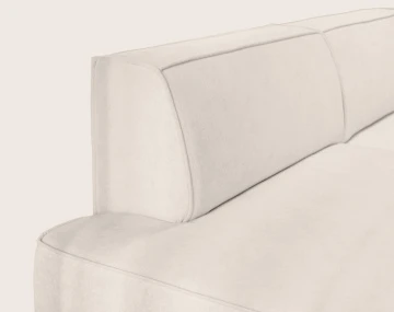 Canapé d'angle LISETTE droit 4 places convertible coffre velours | Best Mobilier