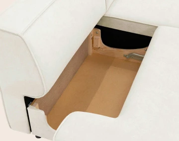 Canapé d'angle LISETTE droit 4 places convertible coffre velours | Best Mobilier