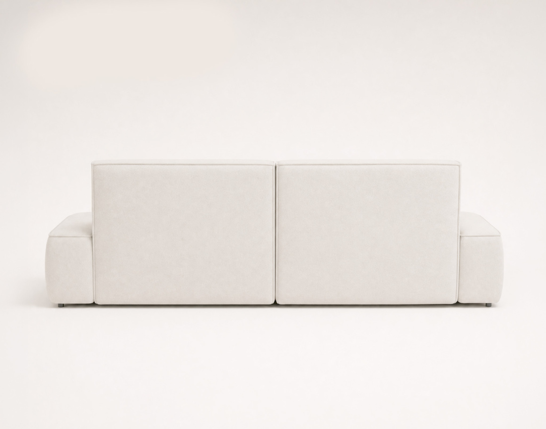 Canapé d'angle LISETTE gauche 4 places convertible coffre velours | Best Mobilier