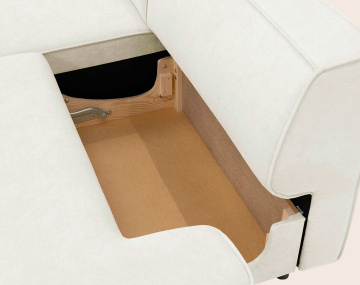 Canapé d'angle LISETTE gauche 4 places convertible coffre velours | Best Mobilier