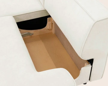 Canapé d'angle LISETTE gauche 4 places convertible coffre velours | Best Mobilier