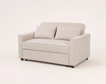 Canapé droit 2 places convertible Pet Friendly Ernest - Best Mobilier