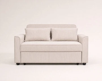 Canapé droit 2 places convertible Pet Friendly Ernest - Best Mobilier