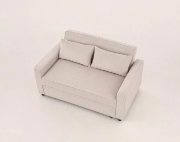 Canapé droit 2 places convertible Pet Friendly Ernest - Best Mobilier