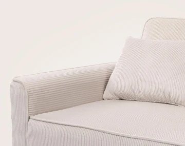 Canapé droit 2 places convertible Pet Friendly Ernest - Best Mobilier