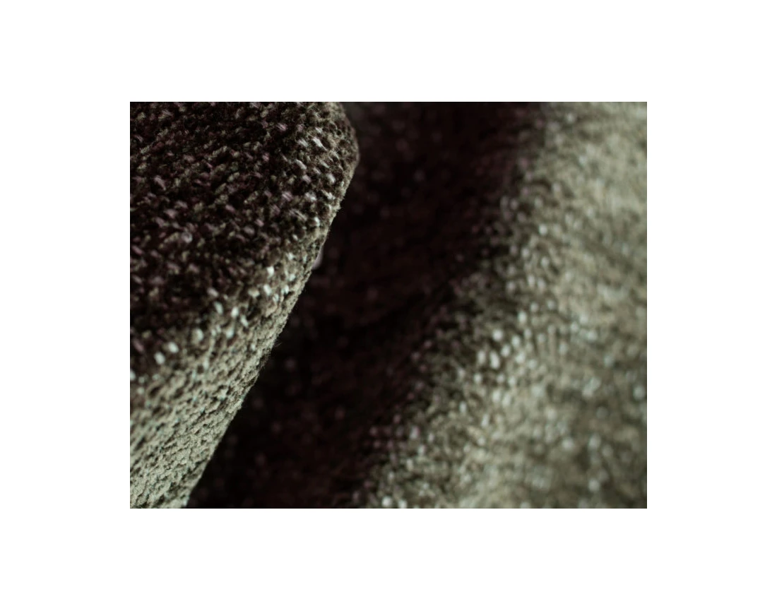 Canapé d'angle droit 4 places en tissu texturé Mini Ray