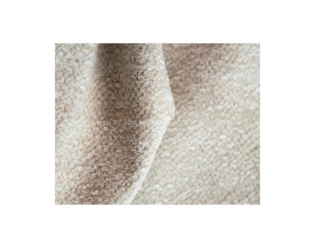 Canapé d'angle gauche 4 places en tissu texturé Mini Ray