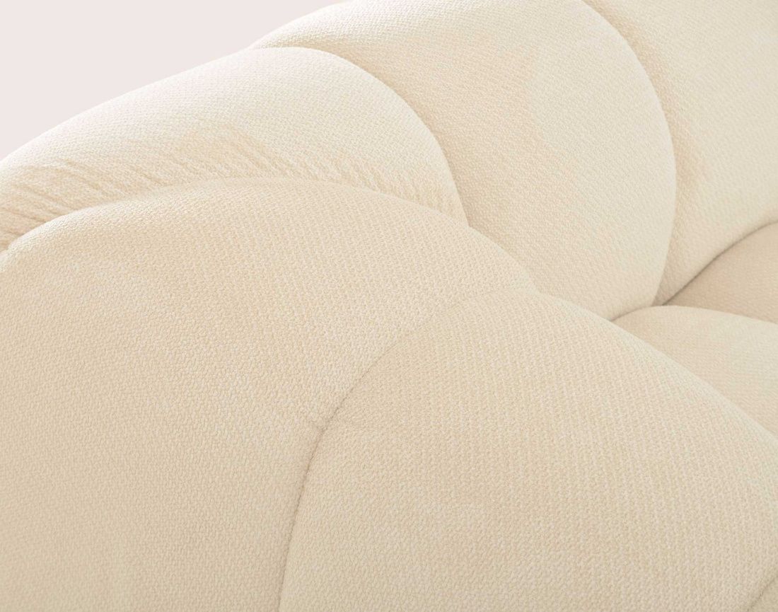Canapé AVA d'angle droit 4 places en velours texturé | Best Mobilier