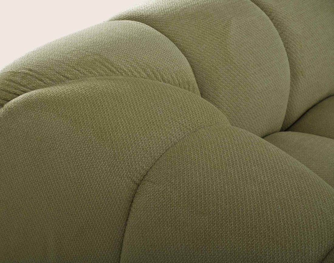 Canapé AVA d'angle droit 4 places en velours texturé | Best Mobilier