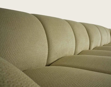 Canapé AVA d'angle réversible 4 places en velours texturé | Best Mobilier