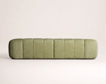 Canapé AVA d'angle réversible 4 places en velours texturé | Best Mobilier