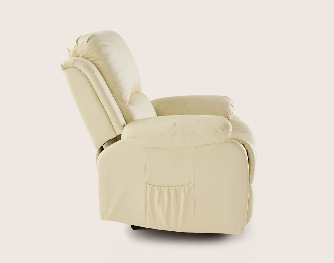 Fauteuil relax électrique en simili Armand