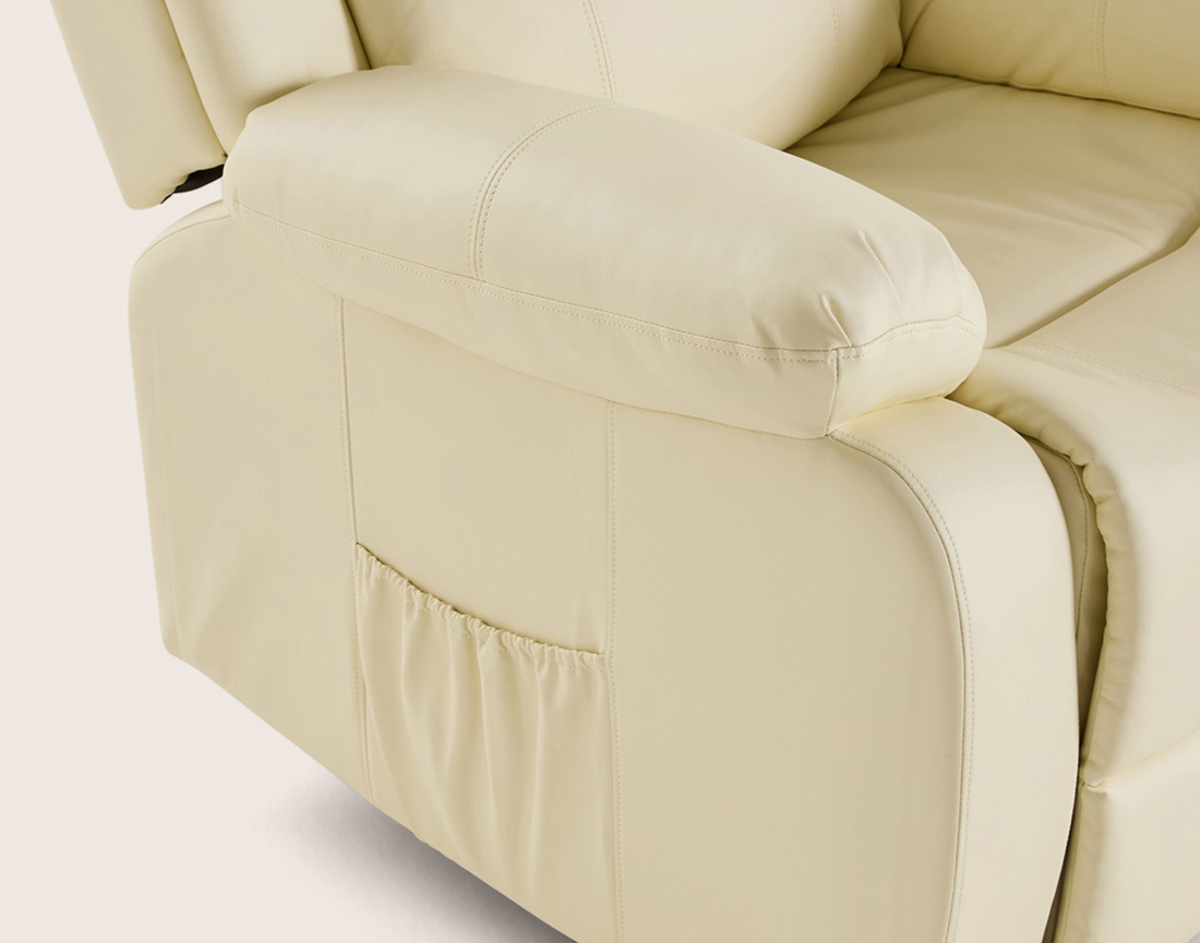 Fauteuil relax électrique en simili Armand