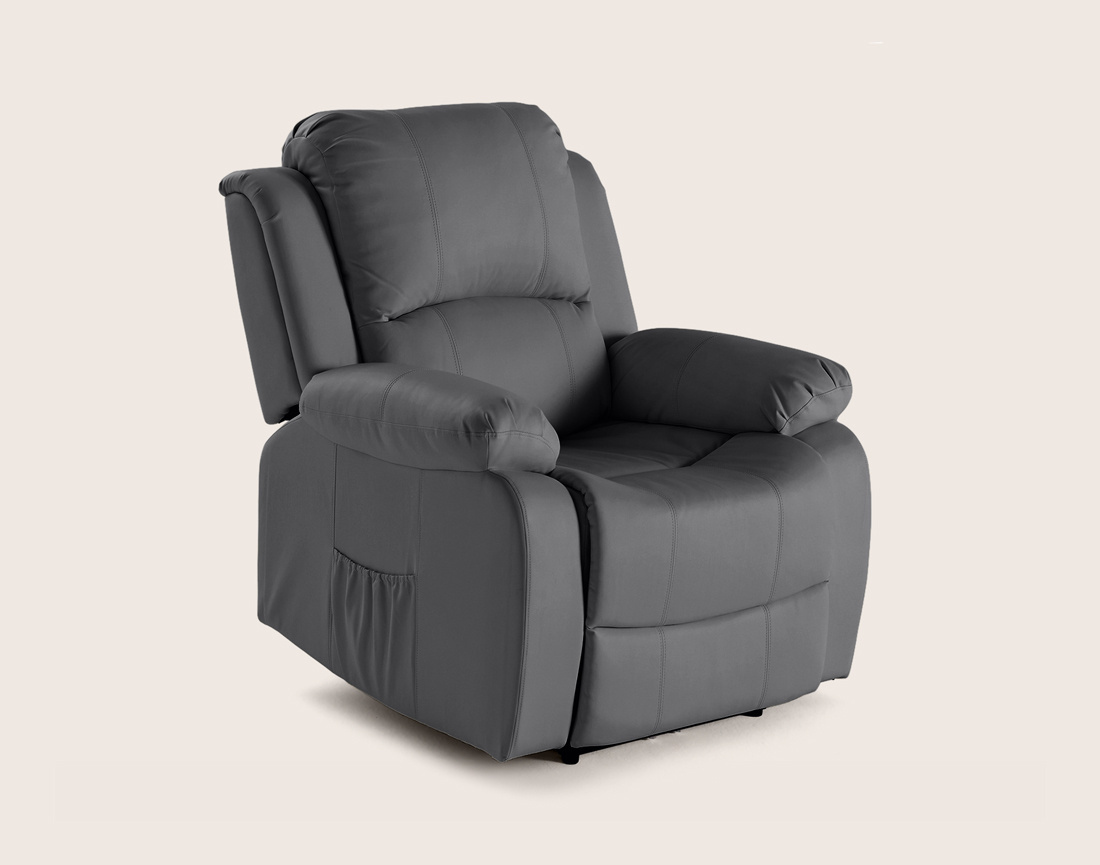 Fauteuil relax électrique en simili Armand