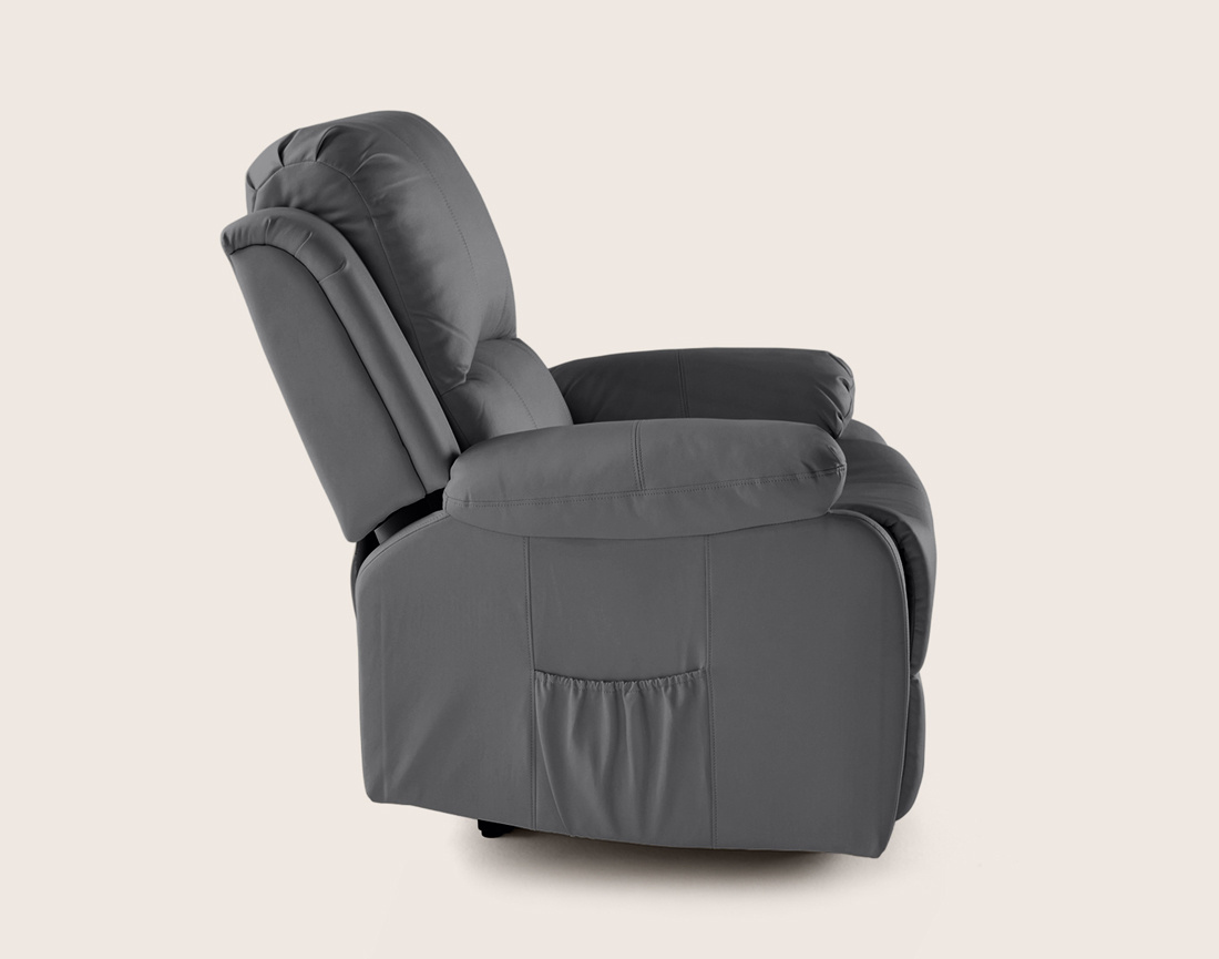 Fauteuil relax électrique en simili Armand