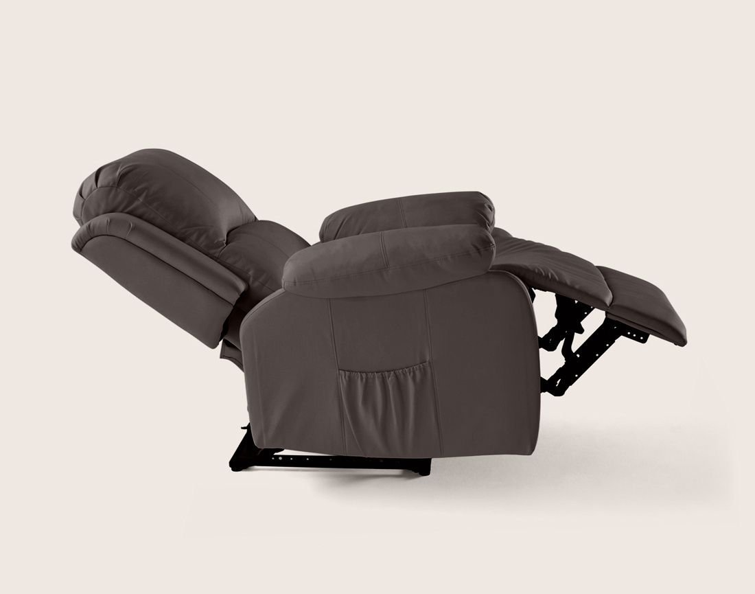 Fauteuil relax électrique en simili Armand