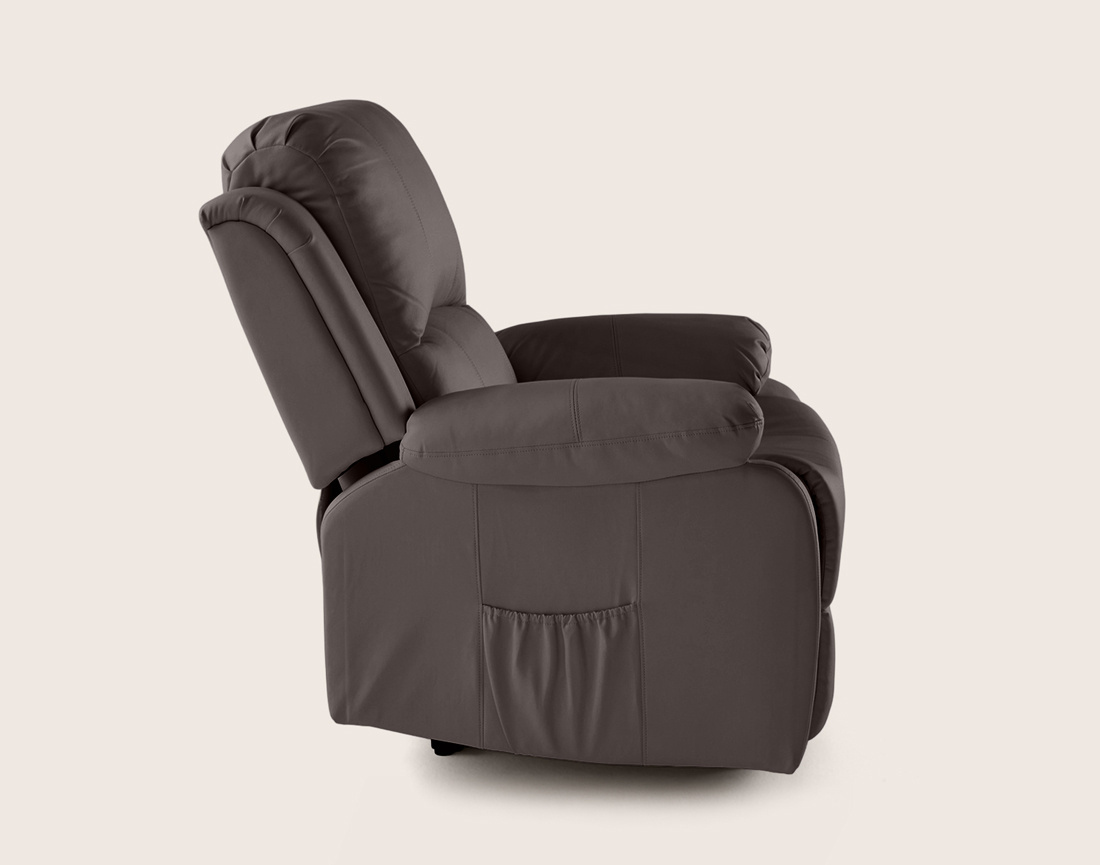 Fauteuil relax électrique en simili Armand