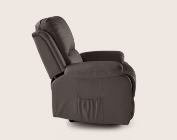 Fauteuil relax électrique en simili Armand
