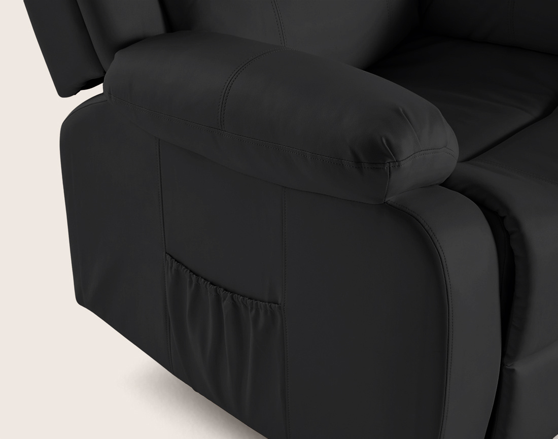 Fauteuil relax électrique en simili Armand
